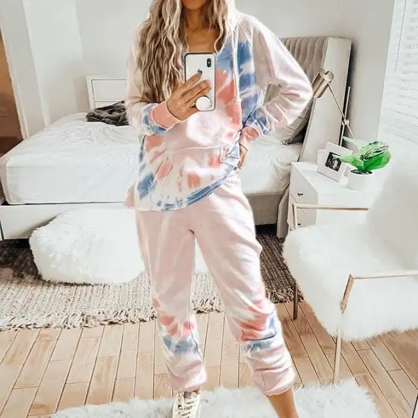 Tie Dye Comfortable Home Set - Leanarea.chimpone.com 