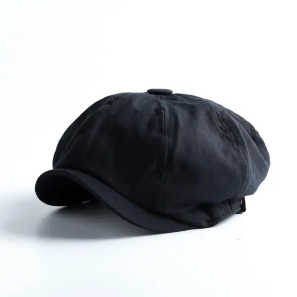 Retro Autumn And Winter Casual British Octagonal Hat Men Beret Men's Trend - Spiretime.com 