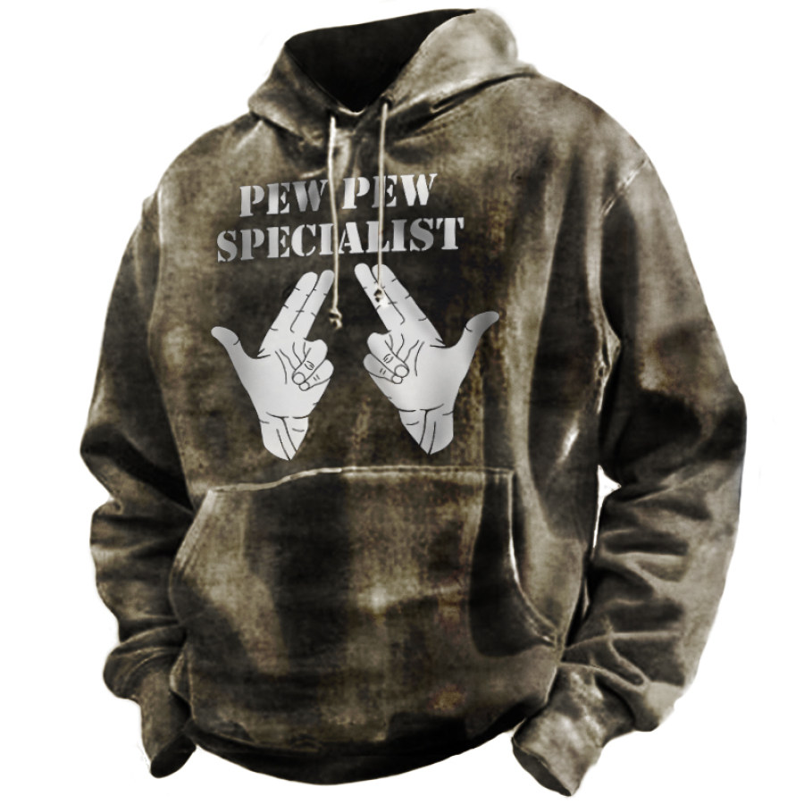 

Pew Pew Specialist Men's Hoodie