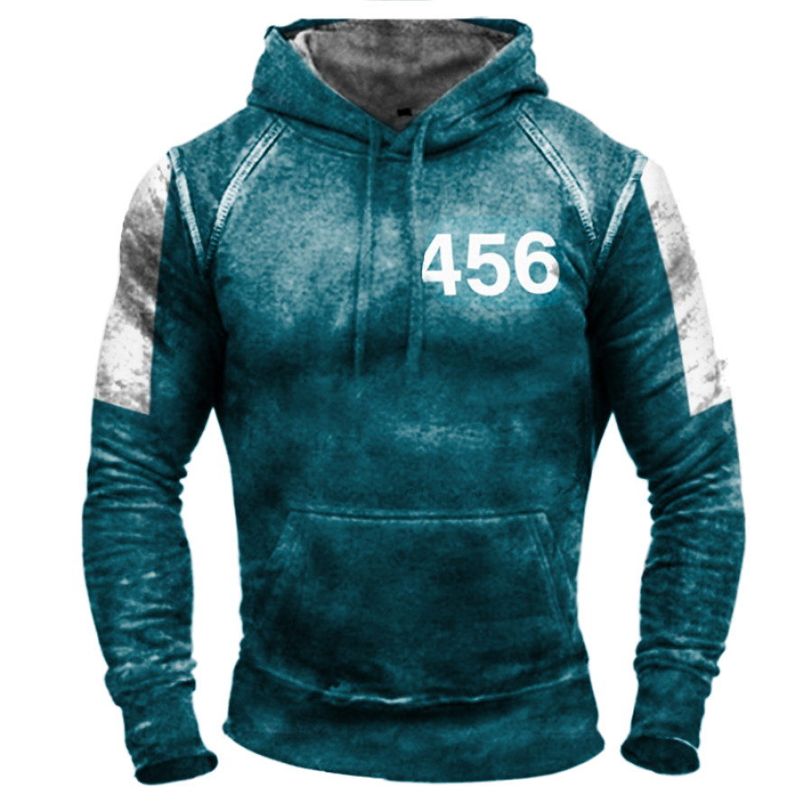 

Men's Outdoor Casual Pullover Print Hoodie