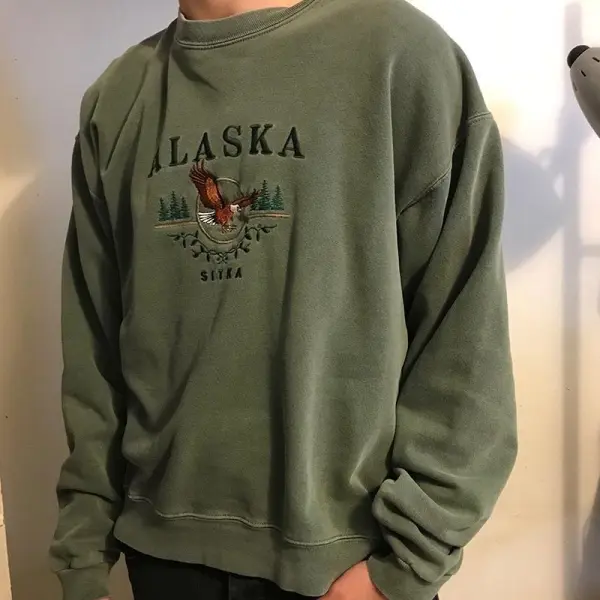 Men's Modern Casual Printed Color Long Sleeve Sweatshirt - Kalesafe.com 