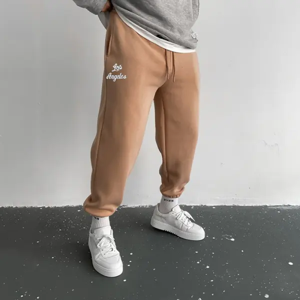 Спортивные брюки с принтом Los Angeles - Woolmind.com 