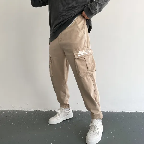 Men's Casual Loose Pocket Cargo Pants - Sanhive.com 