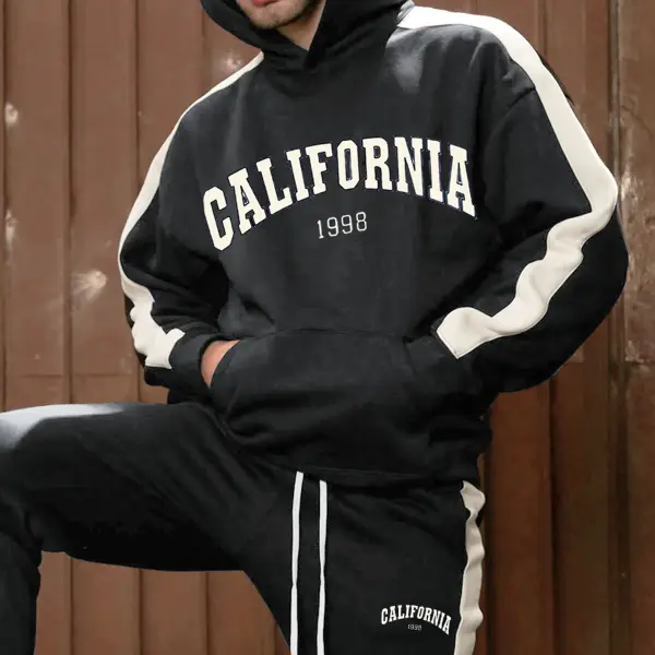 Retro Men's California Hoodie - Kalesafe.com 