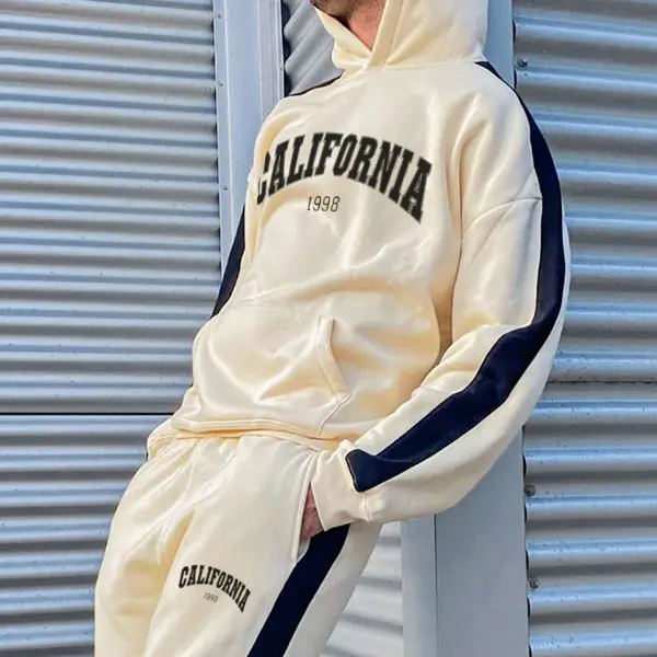 Retro Men's California Hoodie - Faciway.com 