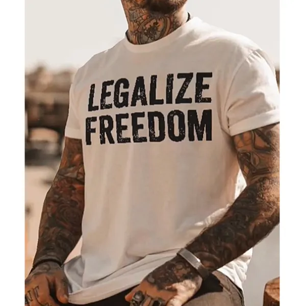 Legalize Freedom Printed T-shirt - Nikiluwa.com 