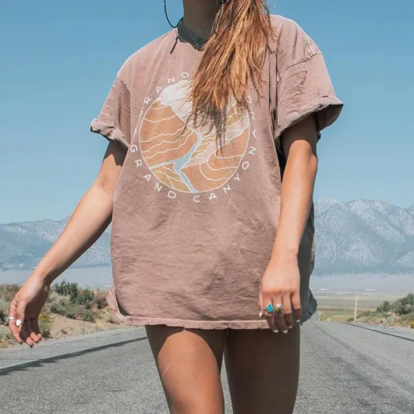 Grand Canyon Sun Vintage Boyfriend Tee - Honeylop.chimpone.com 