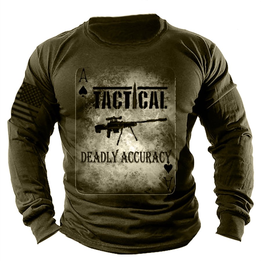 

Men's Poker Tactical Military Print T-Shirt