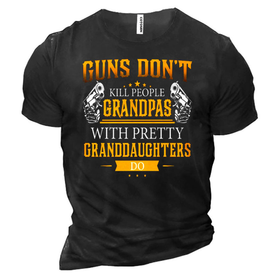 

Grandapa Men's Cotton Short Sleeve T-Shirt