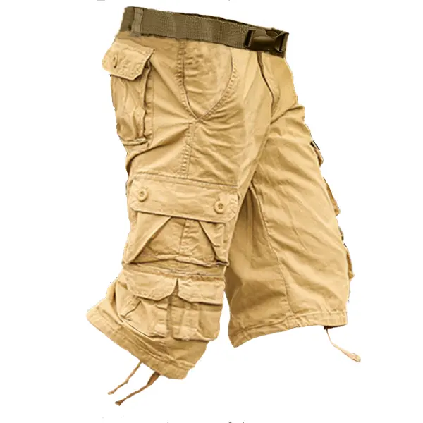 Men's Multi-pocket Outdoor Cotton Hiking Cargo Pants - Honeylop.chimpone.com 