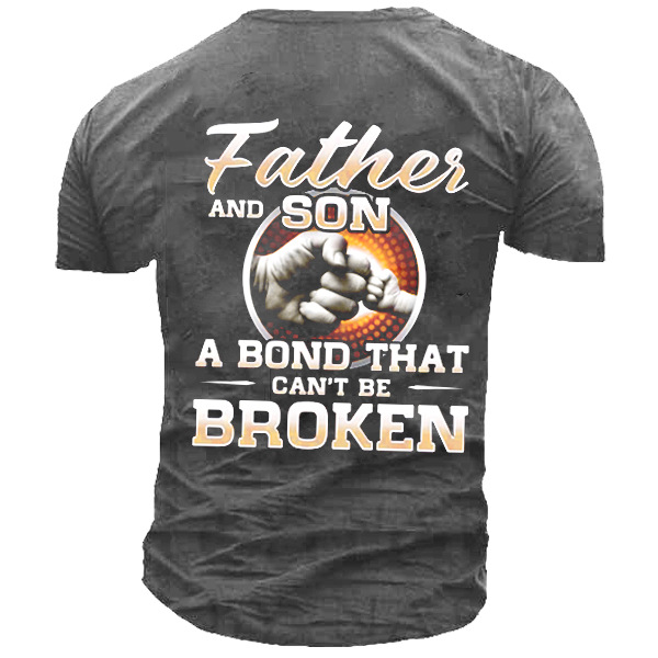 Father & Son A Chic Bond That Can't Be Broken Men's T-shirt