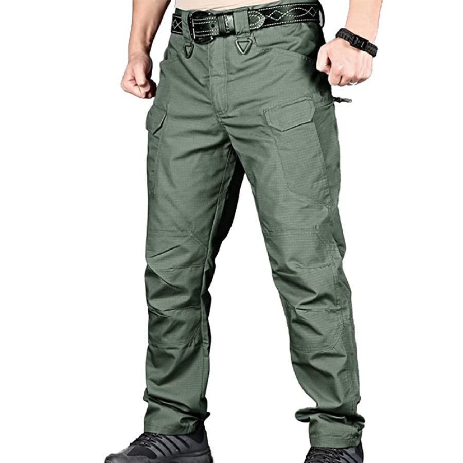 

Мужские водонепроницаемые тактические брюки-карго с несколькими карманами