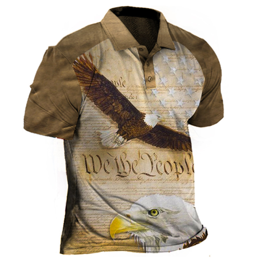

Men's Outdoor Print Henley Shirt