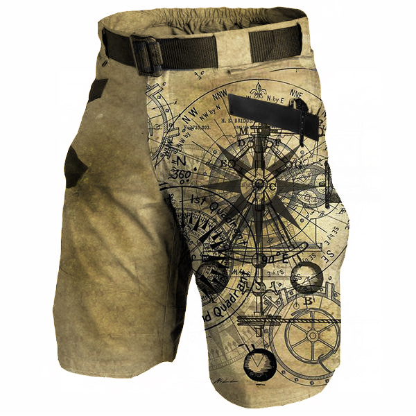 Men's Outdoor Tactical Print Chic Casual Shorts