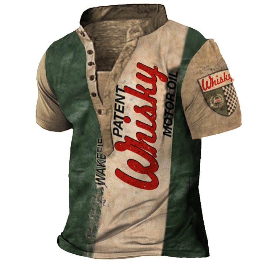 

Men's Outdoor Vintage Print Tactical T-Shirt