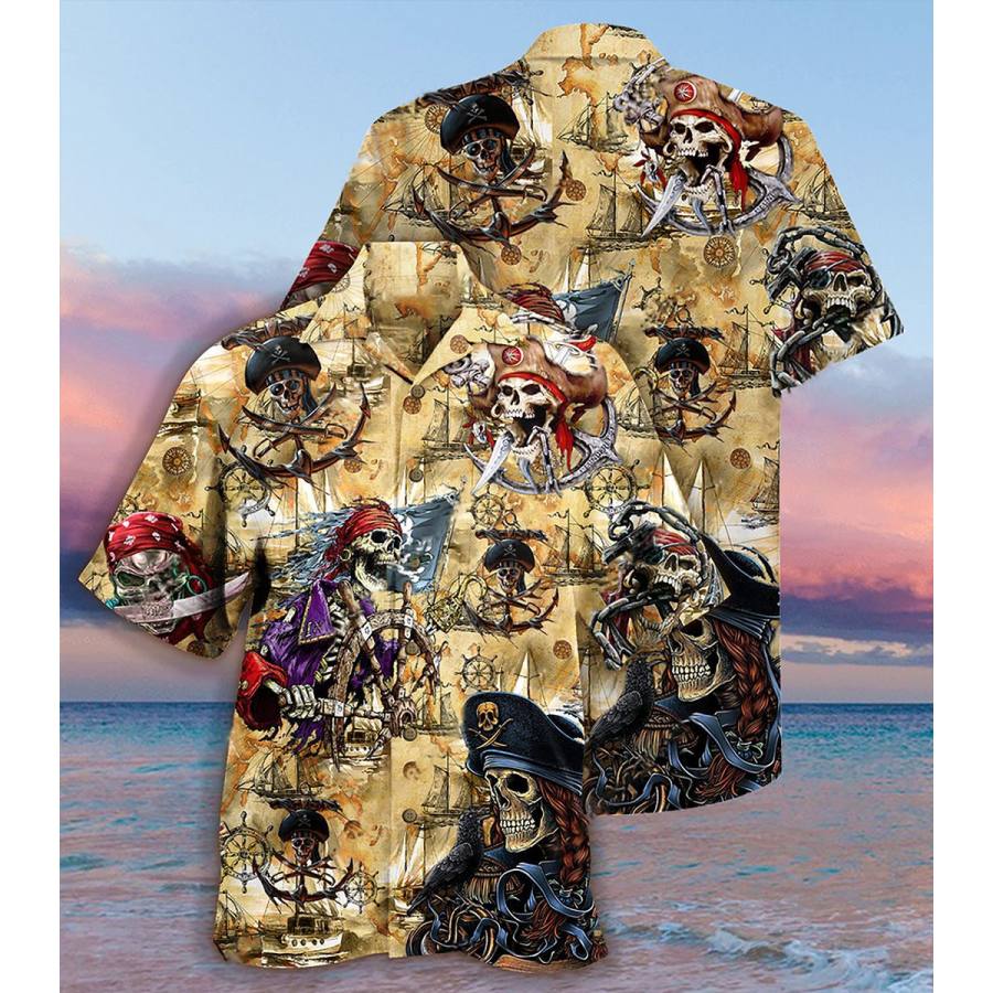 

Camicia A Maniche Corte Da Uomo Pirate Beach In Due Pezzi