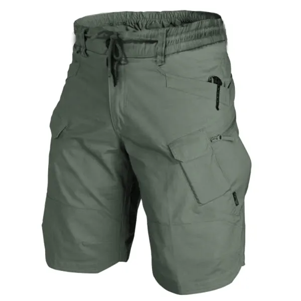 Men's Versatile Outdoor Tactical Elastic Drawstring Shorts - Kalesafe.com 