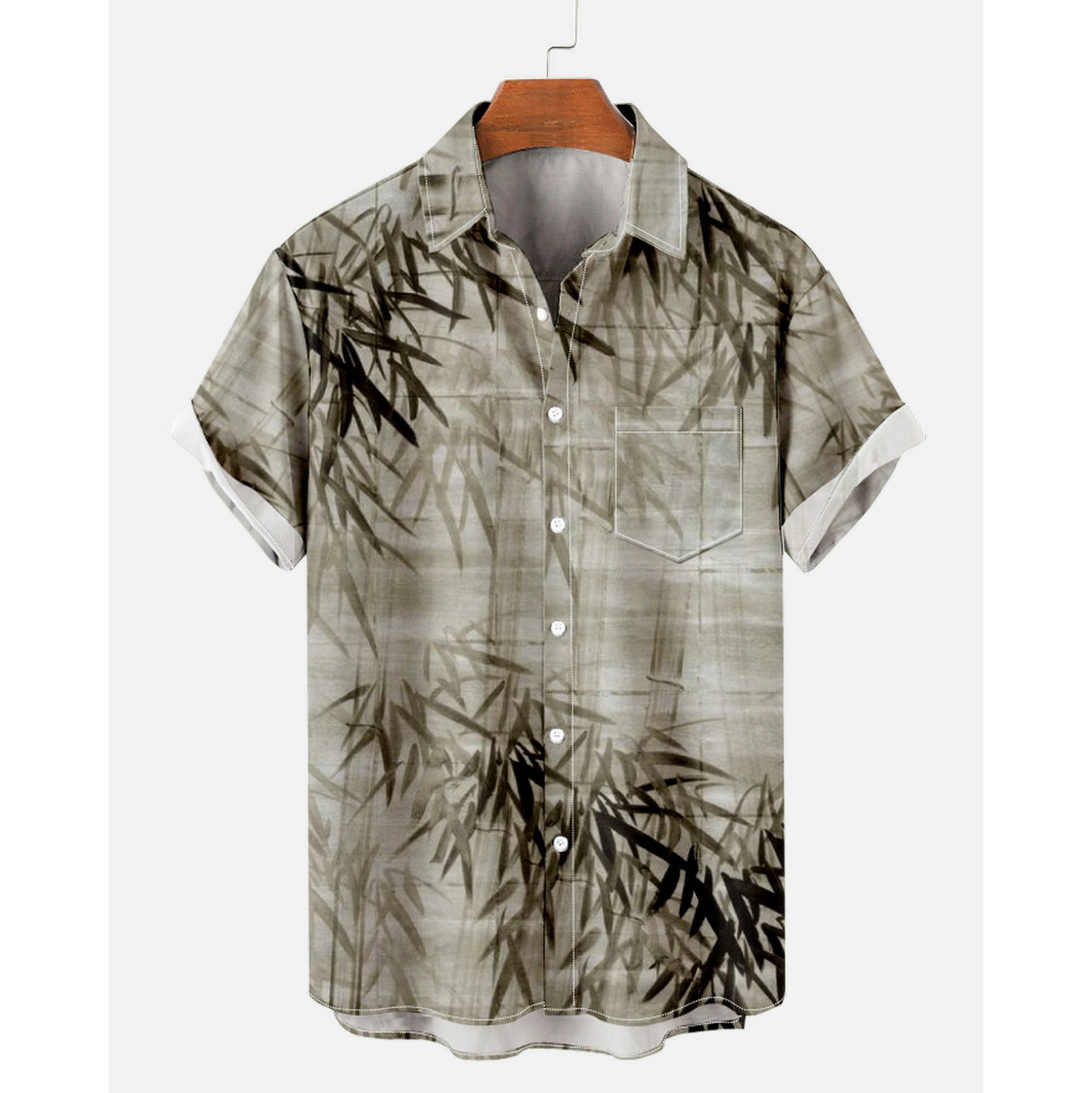 Men's Bamboo Beach Short Sleeve Chic Shirt