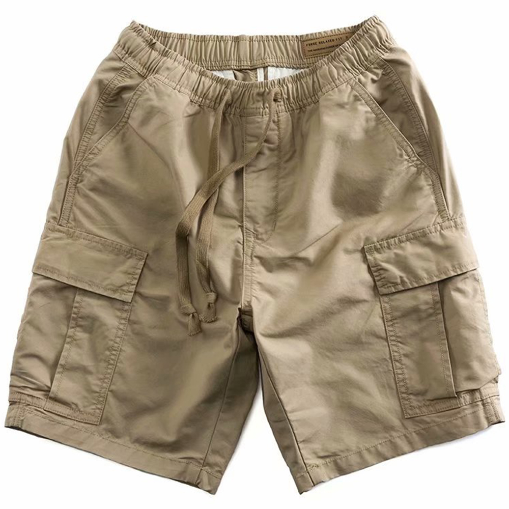 Men's Outdoor Elastic Drawstring Chic Casual Cargo Shorts