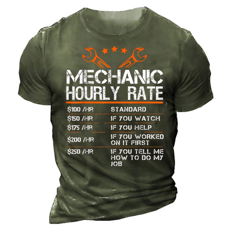 

Men's Outdoor Letter Print T-Shirt