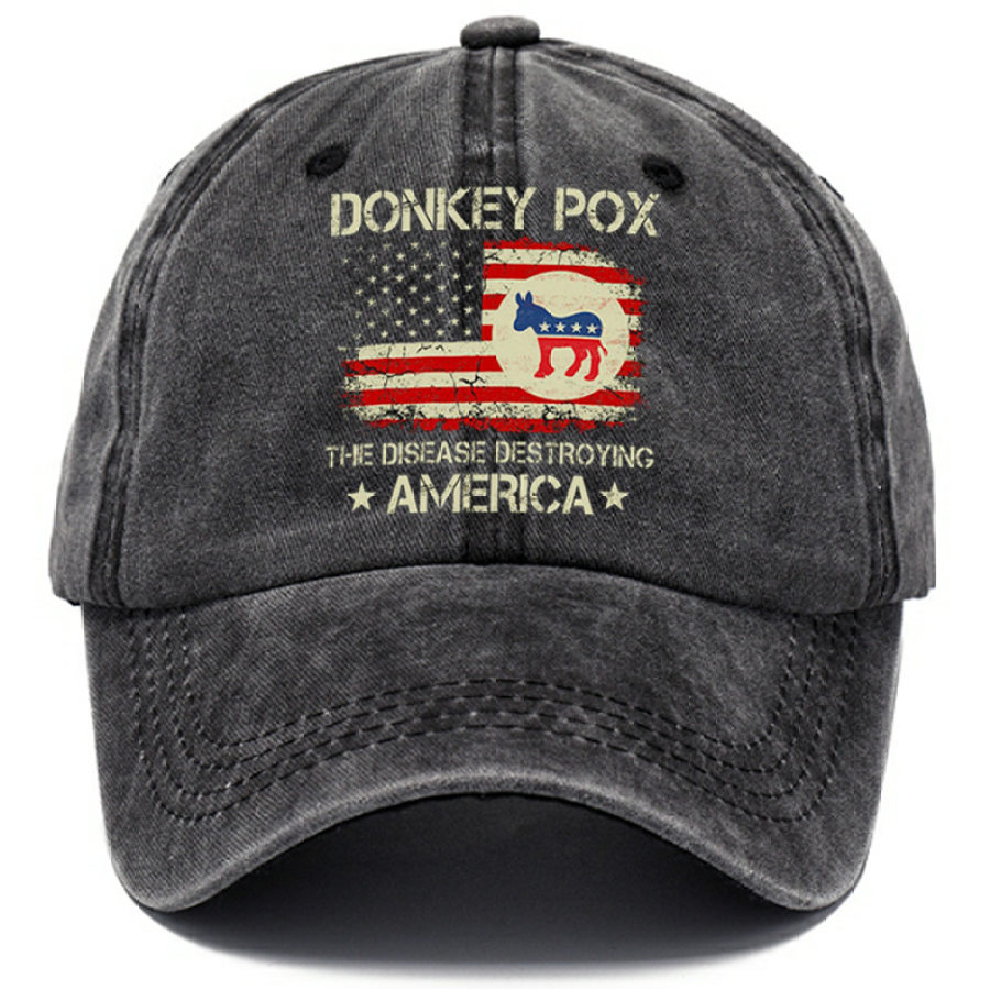 

Donkey Pox The Disease Destroying America Sun Hat