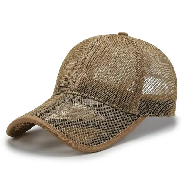 Men's Outdoor Breathable Mesh Baseball Cap Sun Hat - Kalesafe.com 