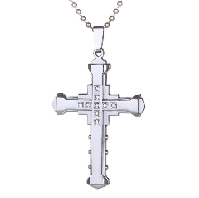 Men's Jesus Cross Chic Necklace