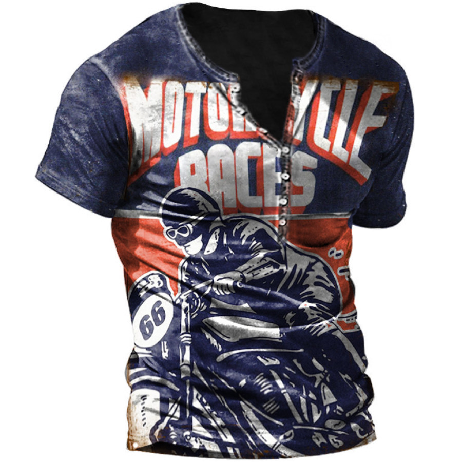 

Men's Outdoor Motorcycle Racers Vintage T-Shirt