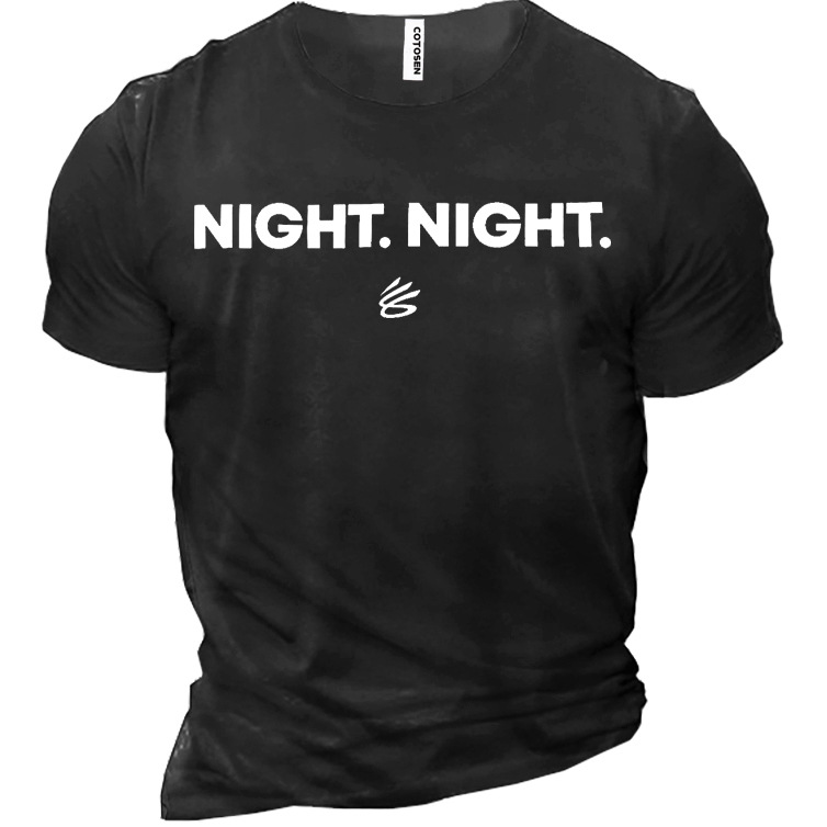 Night Night Men's Short Sleeve Chic T-shirt