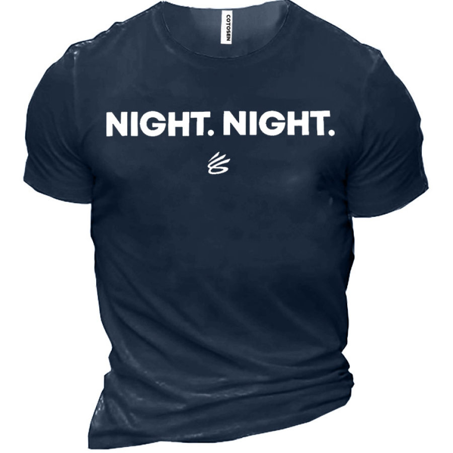 

Night Night Men's Short Sleeve T-Shirt