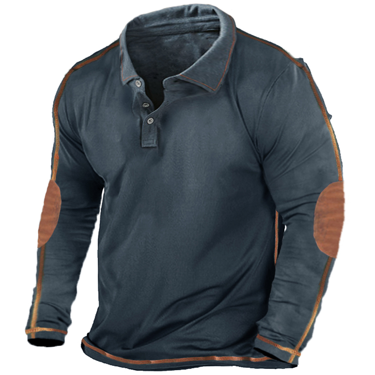 Men's Outdoor Long Sleeve Chic Tactical Polo T-shirt
