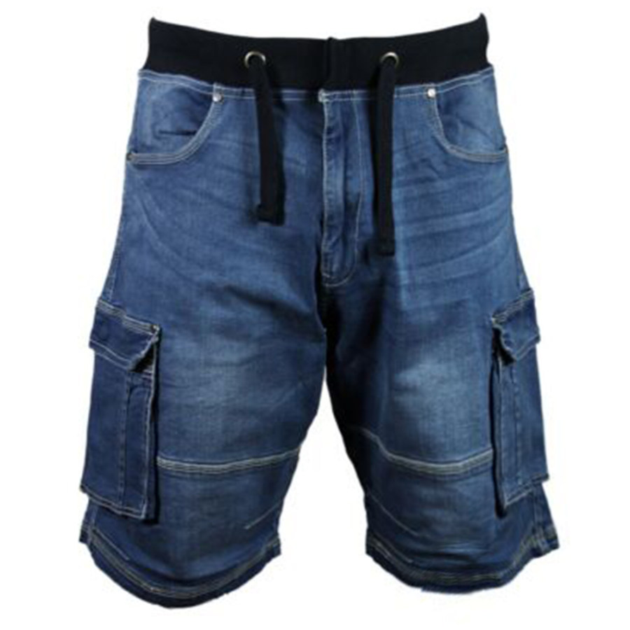 

Men's Outdoor Tactical Elastic Denim Cargo Shorts