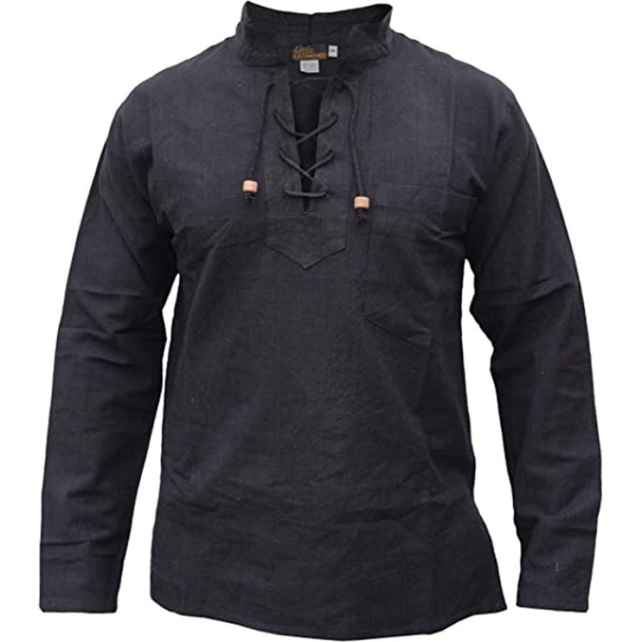 

Men's Outdoor Tactical Cotton Linen Long Sleeve Shirt