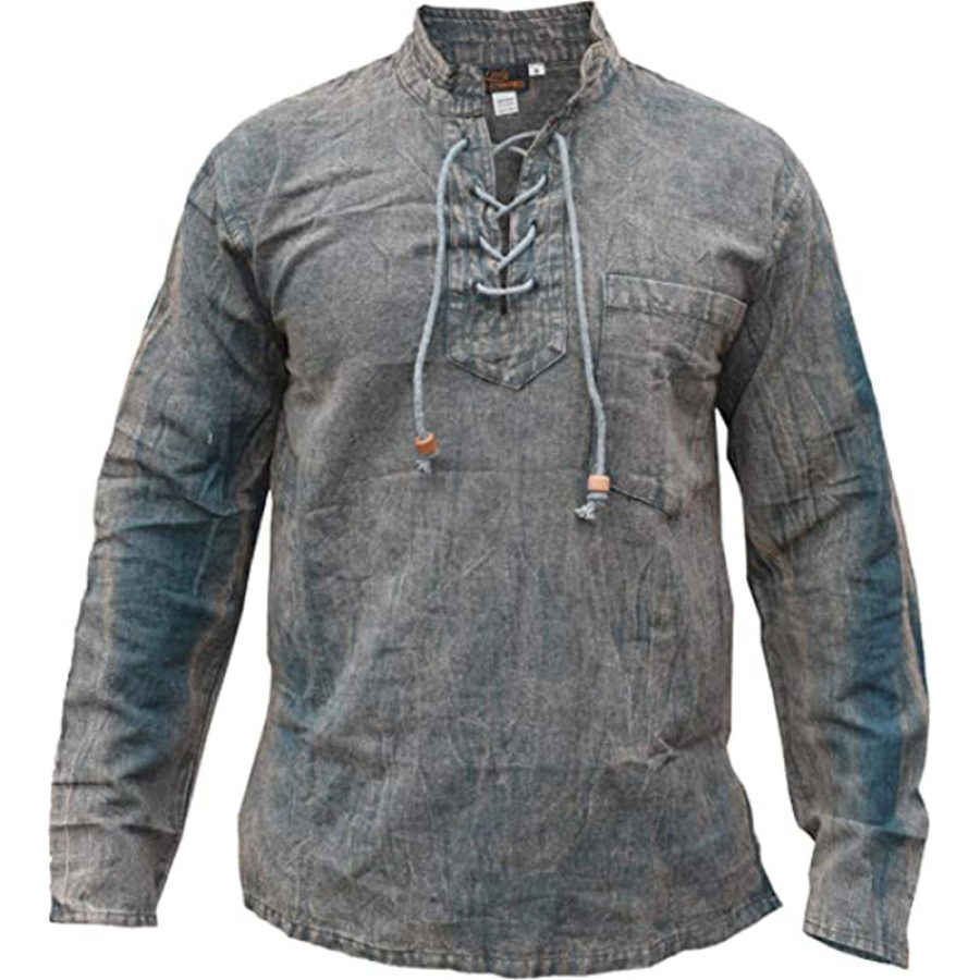 

Men's Outdoor Tactical Cotton Linen Long Sleeve Shirt