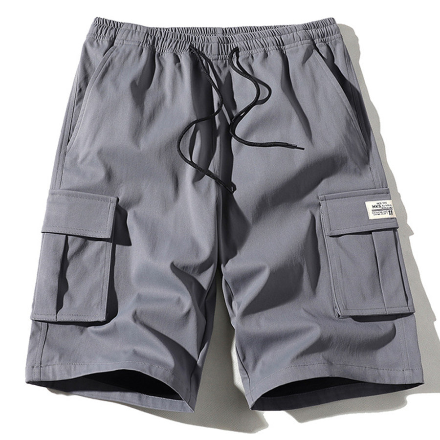 

Men's Outdoor Elastic Waist Cargo Shorts