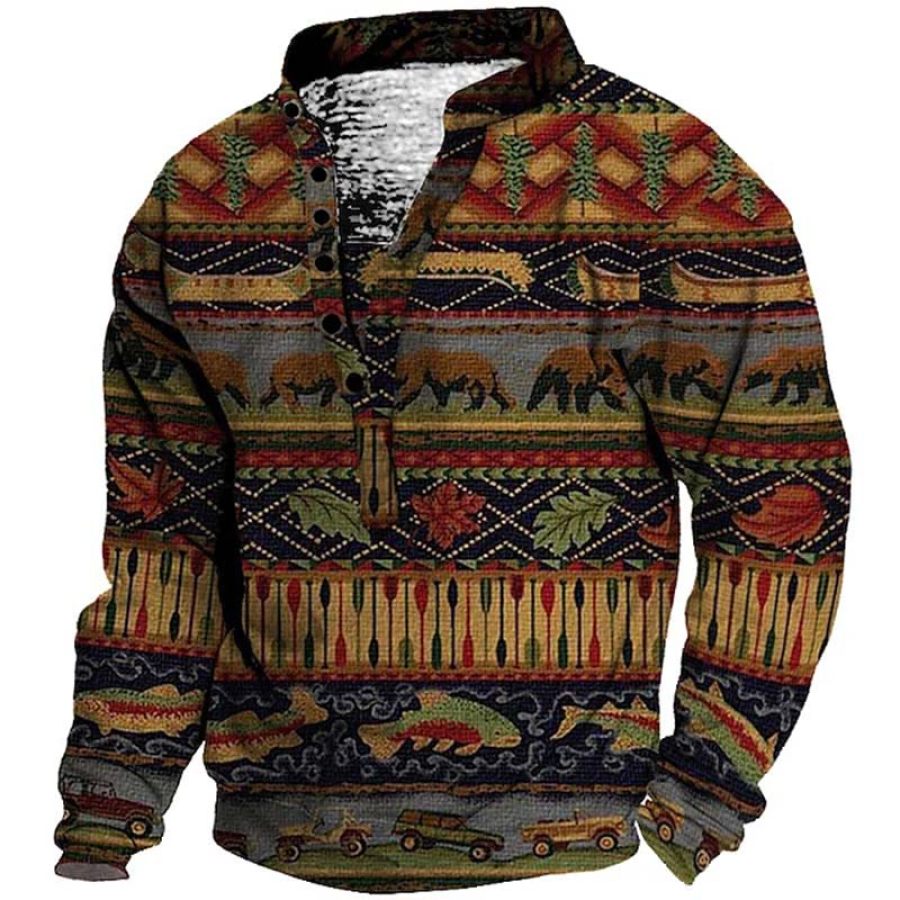 

Men's Outdoor Casual Long Sleeve T-Shirt