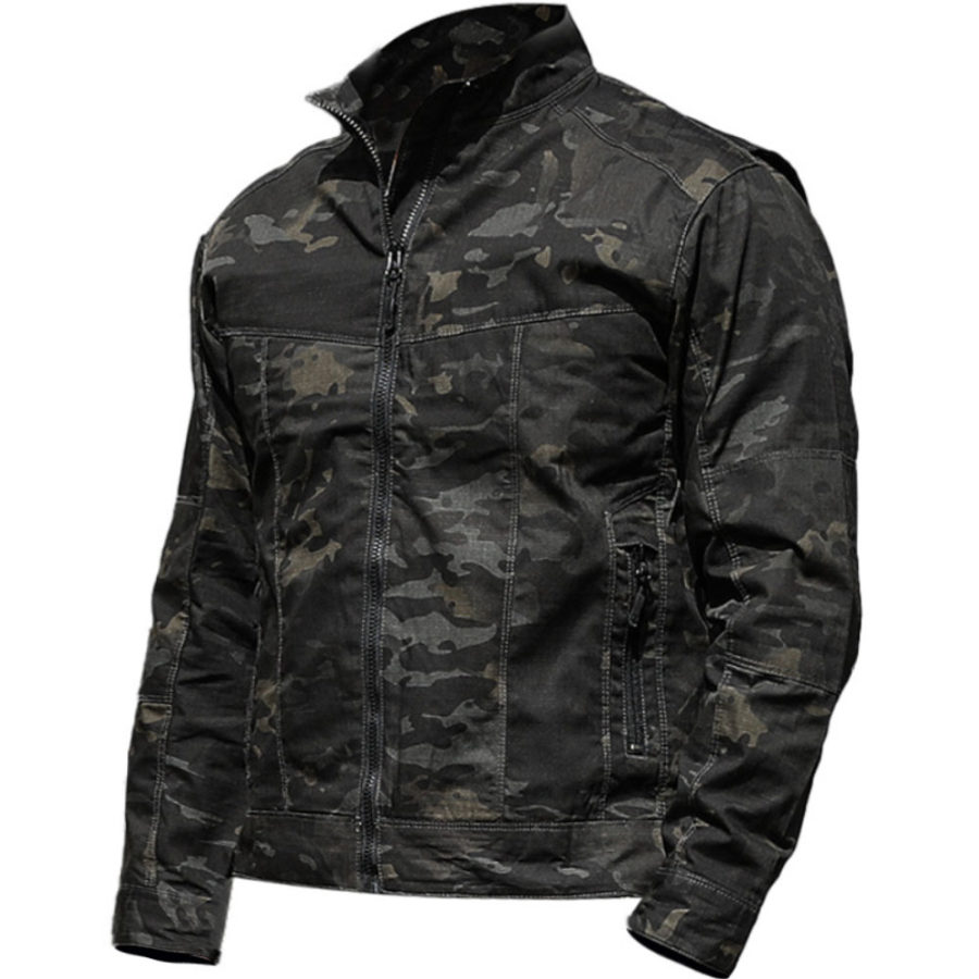 

Men's Outdoor Tactical Work Camo Jacket