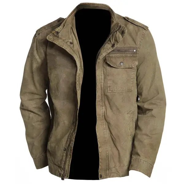 Men's Outdoor Vintage Tactical Jacket - Sanhive.com 