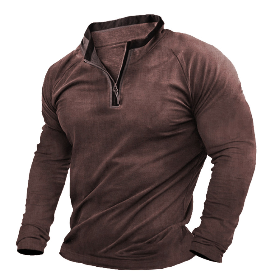 

Men's Casual Outdoor Vintage Henley T-Shirt