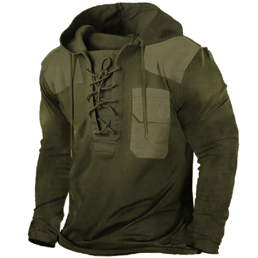 

Men's Outdoor Casual Tactical Long Sleeve Sweater