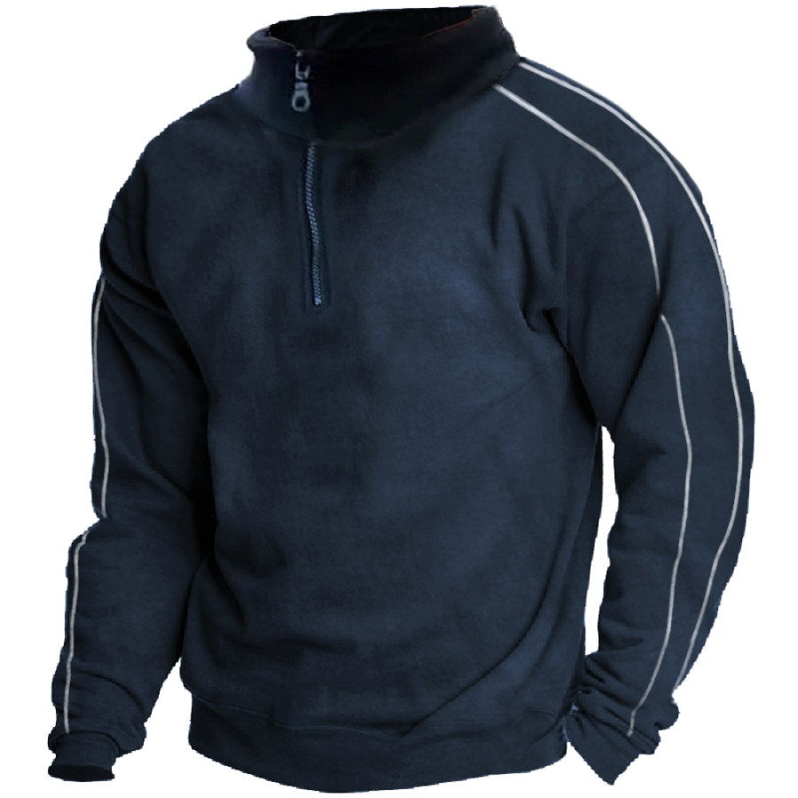 

Men's Outdoor Casual Tactical Long Sleeve Sweater