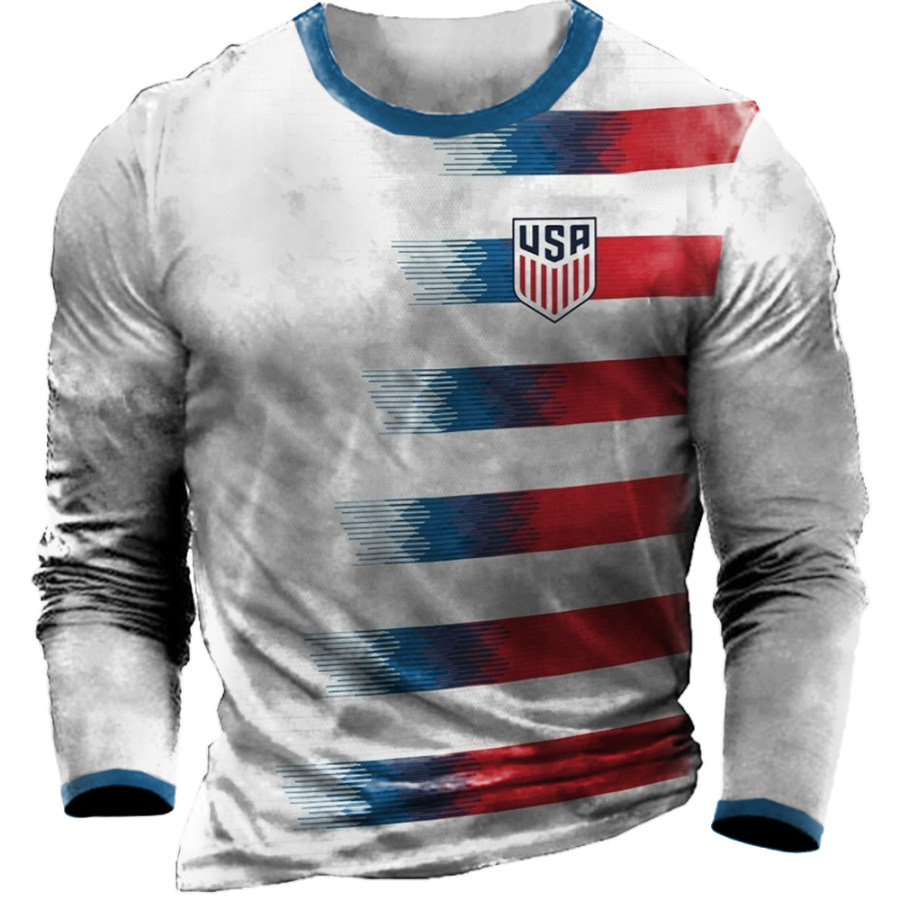 

Men's 2022 World Cup America Football Uniform T-Shirt