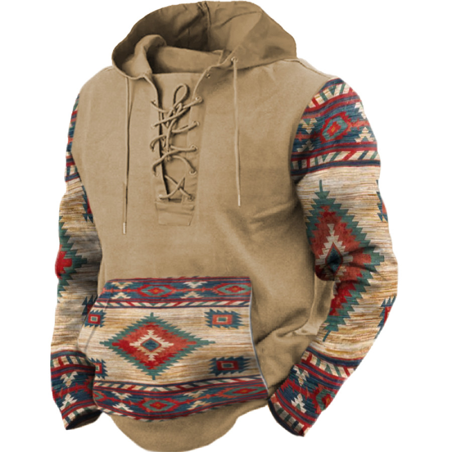 

Men's Outdoor Casual Long Sleeve Printed Sweater