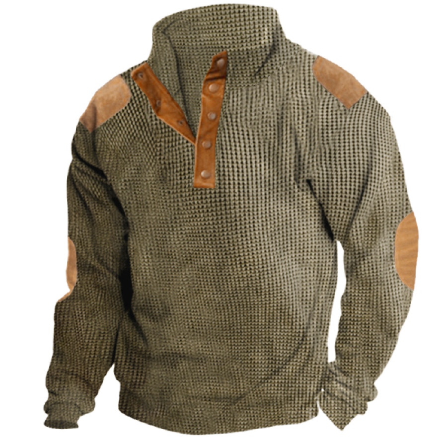 

Trainings-Sweatshirt Mit Waffelrevers In Colorblock-Optik Für Herren