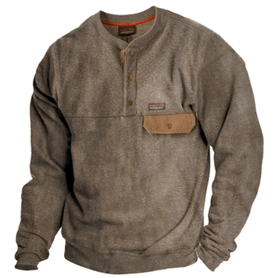 

Men's Outdoor Casual Long Sleeve Sweatshirt