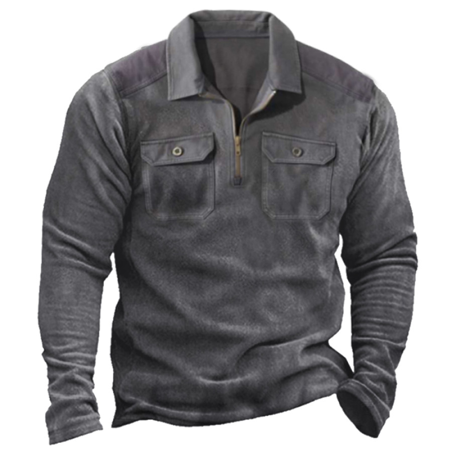 

Men's Outdoor Casual Long Sleeve Sweatshirt