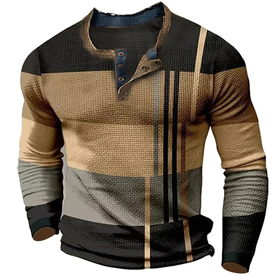

Men's Outdoor Sports Casual Long Sleeve Printed T-Shirt