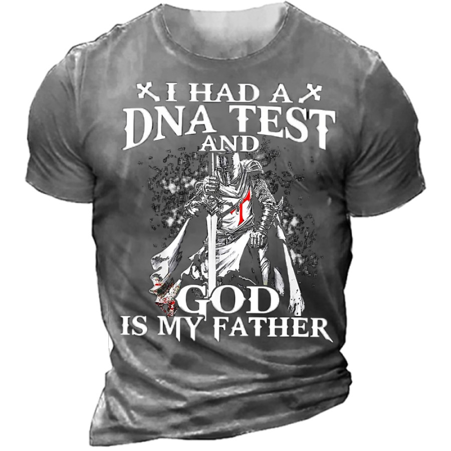 

T-shirt Da Uomo A Maniche Corte Traspirante Stampata Casual Da Esterno