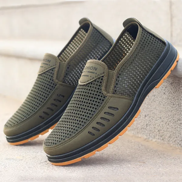 Men's Outdoor Mesh Breathable Casual Shoes - Kalesafe.com 