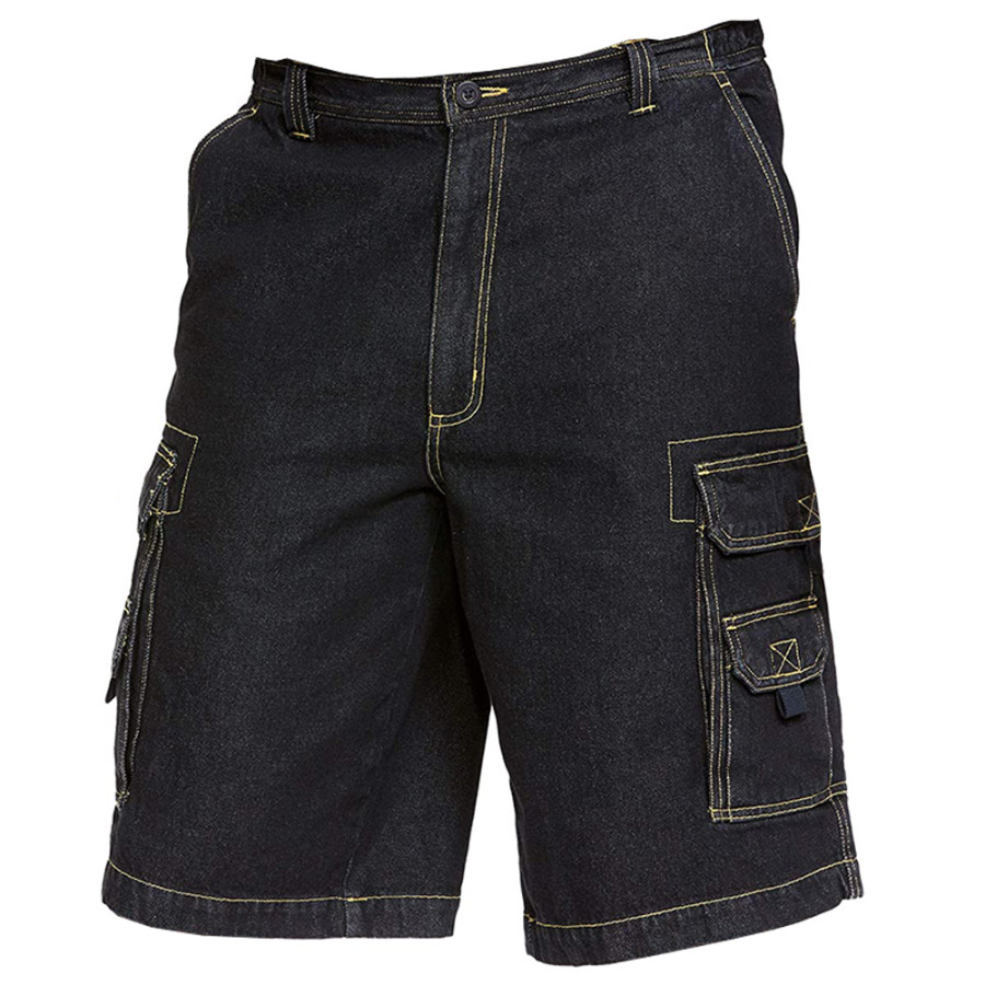

Men's Outdoor Tactical Multifunctional Pocket Denim Cargo Pants
